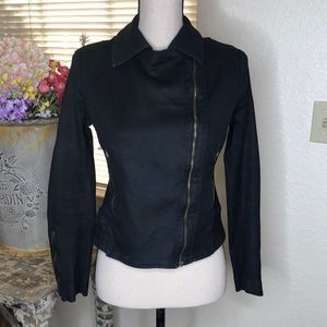 James Jeans Ultra Dark Wash Coated Jean Jacket